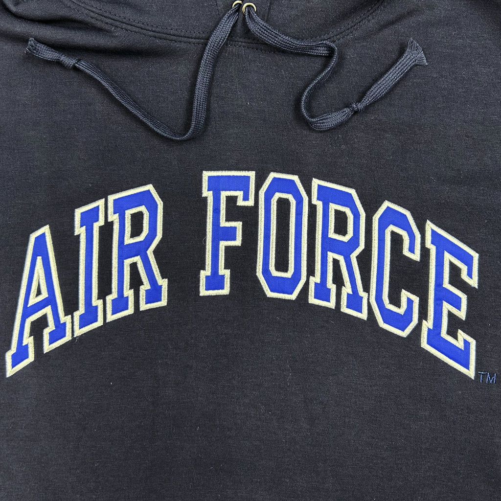 Air Force Embroidered Pullover Hoodie Sweatshirt (Navy)