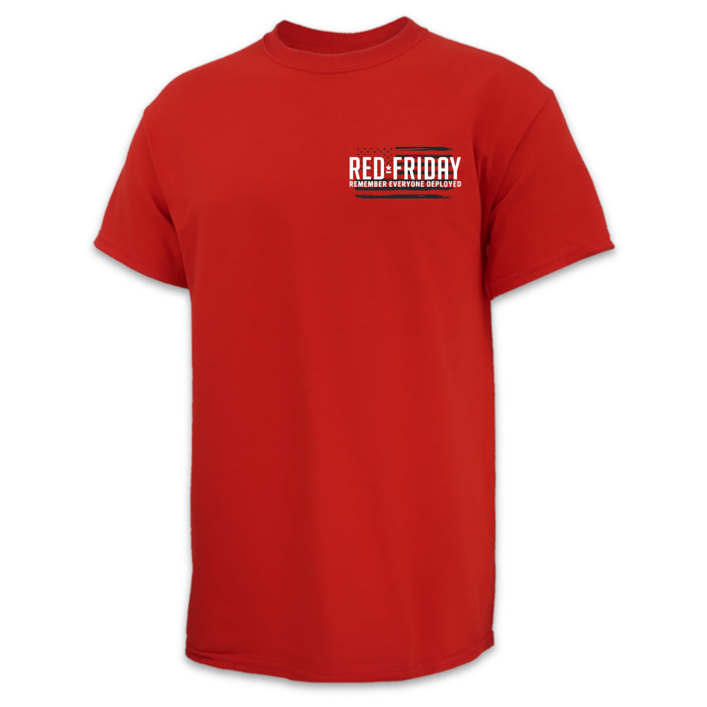 RED Friday Left Chest T-Shirt (Red)