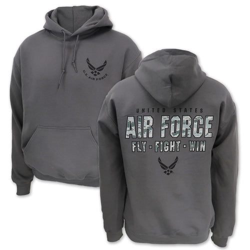 United States Air Force Fly Fight Win Camo Hood (Charcoal)
