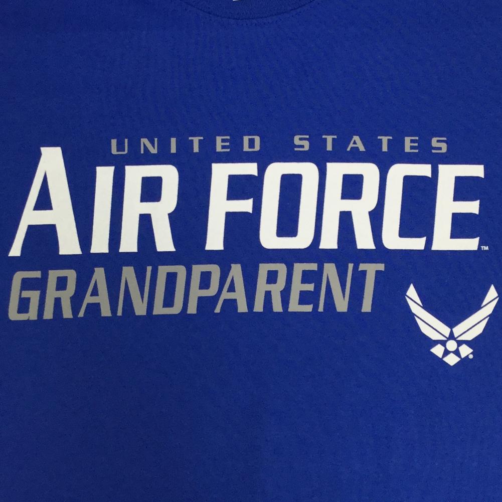 UNITED STATES AIR FORCE GRANDPARENT T-SHIRT (ROYAL)