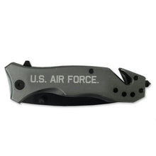 Load image into Gallery viewer, Air Force Lock Back Knife (Grey)