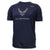 AIR FORCE UNDER ARMOUR FLY FIGHT WIN TECH T-SHIRT (NAVY)