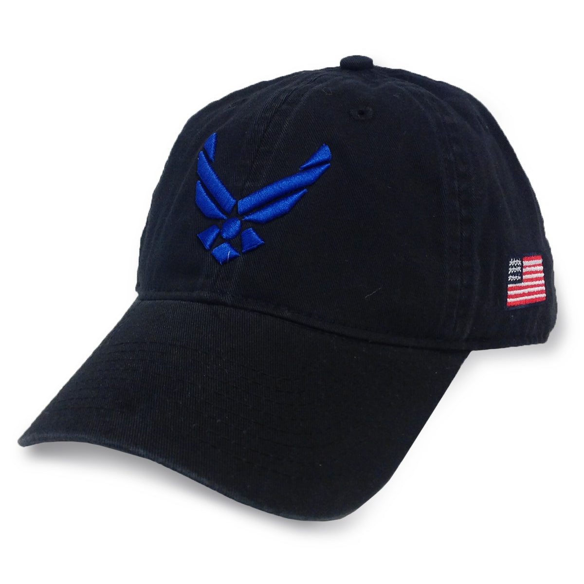 Air Force Wings Flag Hat (black)