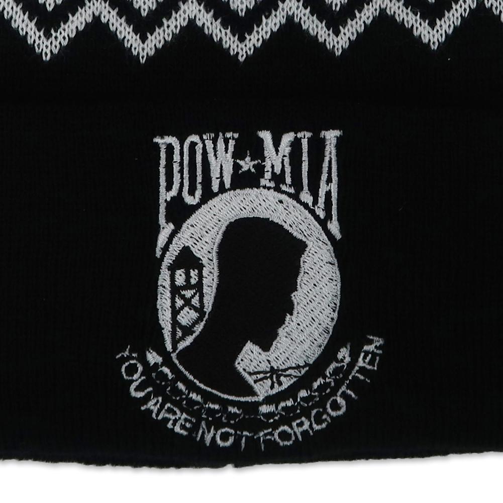 POW MIA WATCH CAP (BLACK) 2